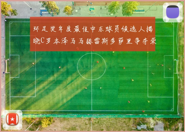 环足奖年度最佳中东球员候选人揭晓C罗本泽马马赫雷斯多萨里争夺荣誉